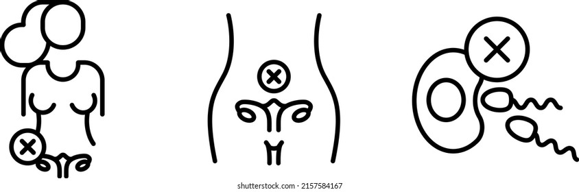 Infertility icon , vector illustration