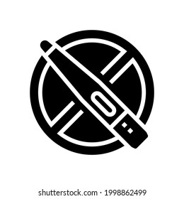 infertility problem glyph icon vector. isolated contour symbol black illustration