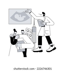 Infertility treatment abstract concept vector illustration. Infertility testing and evaluation, family planning, fertility clinic, reproductive dysfunction treatment, therapy abstract metaphor.