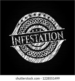 Infestation chalkboard emblem