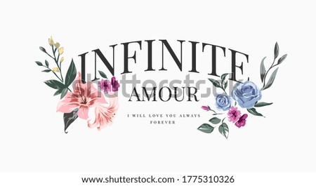 Similar – Image, Stock Photo The word Love on glittering soft pink fabric