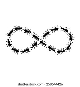 Infinite ants vector art