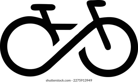 infinite bike road mtb vector