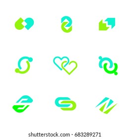 infinite connection concept, vector creative icon