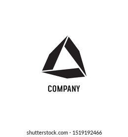 Infinite Creativity, Triangle Loop Illustration suitable for logo or t-shirt graphic