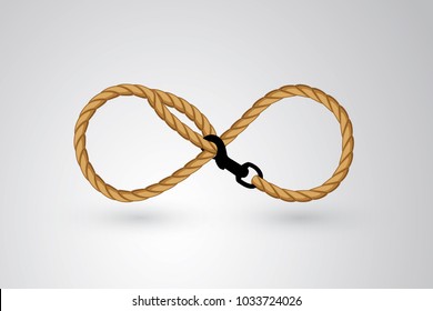 Infinite dog leash