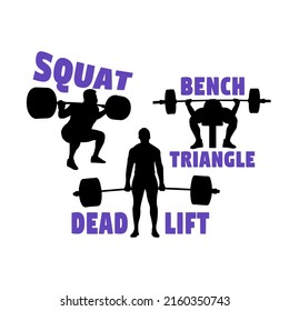 Infinite exercise movements "squat, bench, deadlift"