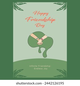 Infinite Friendship Celebrations: Embrace Everlasting Joy with Vibrant Vector Graphics! Perfect for Capturing the Essence of Friendship in Every Design