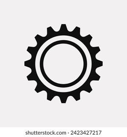 Infinite Gearworks gear icon - Simple Vector Illustration