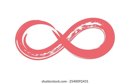 Icono de estilo pintado de figuras geométricas infinitas