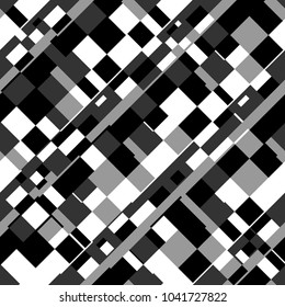 infinite geometric pattern for design. minimalism, squares and rectangles. vector illustration. seamless pattern
