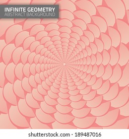 Infinite geometry. Abstract geometrical background. Fractal background. Colorful backdrop for your designs.