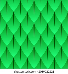 Infinite Green Leaf Vector Background