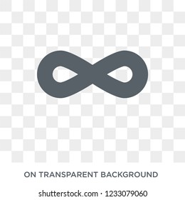 Infinite icon. Infinite design concept from Time managemnet collection. Simple element vector illustration on transparent background.