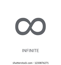 Infinite icon. Trendy Infinite logo concept on white background from Human Resources collection
