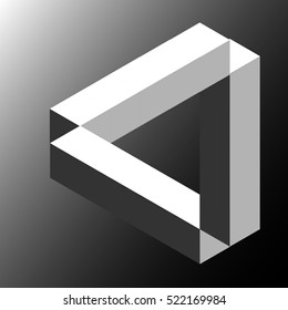 Infinite isometric on gradient background
