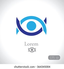 Infinite logo template. Abstract icon. Team, departments, areas concept. Tetra shape. Vector.