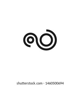 Infinite Logo Template Stock Vector