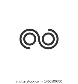 Infinite Logo Template Stock Vector