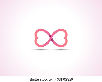 infinite love symbol. endless symbol.