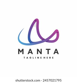 infinite manta logo, manta infinity logo