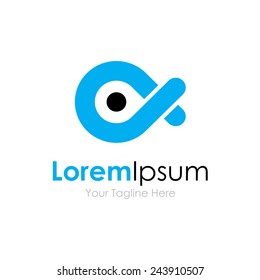 Infinite path business man logo element icon 