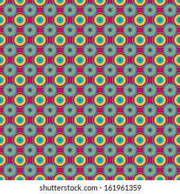 Infinite retro underlying grid for packaging printing, paper, wallpaper, tiles, textiles and accessories