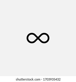 infinite sign icon vector illustrator sign