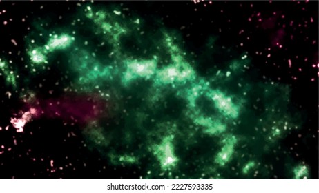 Infinite space background with nebulas and stars in Milky Way