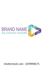 Infinite Triangle logotype icon that can be customized and you can add your Company or brand name, slogan or any other message that you want to include with this creative and beautiful icon. 