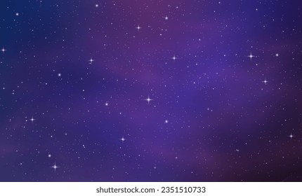 Background starry night sky eps 10 Royalty Free Vector Image