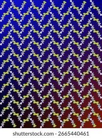 An infinitely repeating pattern featuring abstract shapes in various pastel colors on a black background. Perfect for textiles, wallpapers, digital backgrounds, and modern graphic projects.