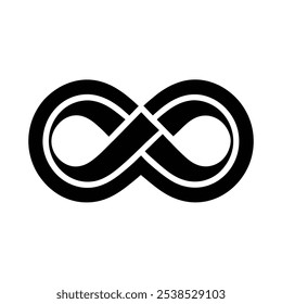 Infinites silhouette vector style design