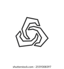 Infinitode icon Logo symbol outline set