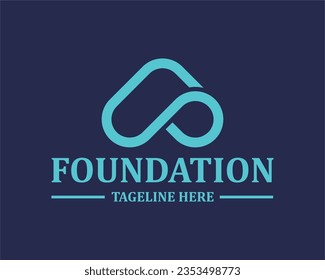 Infinity A, Logo A, Vektorgrafik Eine Design-Illustration 