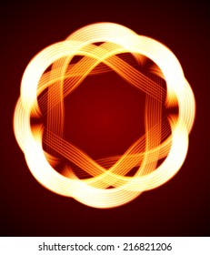 Infinity. Abstract blue line light vector background for computer graphic website and internet. 
