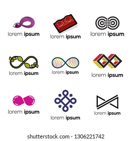 Infinity Abstract Vector Logo Design Template. Creative icon concept collection. Logo Infinity Sign