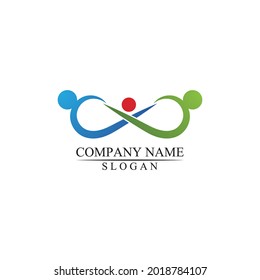 infinity Adoption and community care Logo template