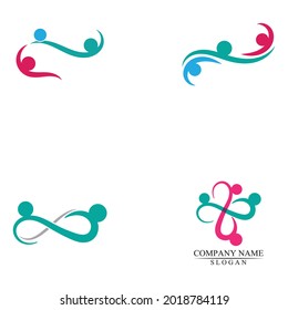 plantilla de logotipo para adopción y atención a la comunidad