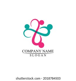 infinity Adoption and community care Logo template
