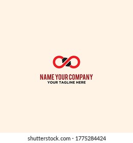 infinity athletics fitness logo design