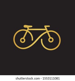Infinity Bike Icon Vector illustration design