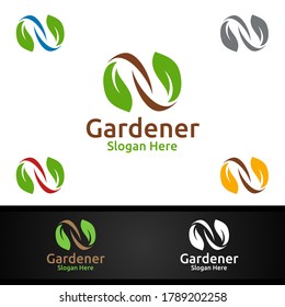 Infinity Botanical Gardener Logo Design