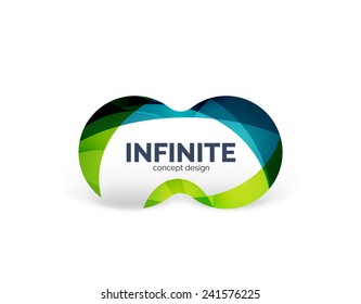 Infinity business logo concept, cycle or loop concept