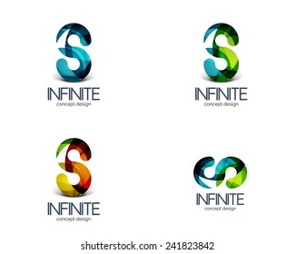 Infinity business logo concept, cycle or loop concept