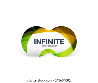 Infinity business logo concept, cycle or loop concept