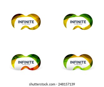Infinity business logo concept, cycle or loop concept