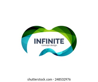 Infinity business logo concept, cycle or loop concept