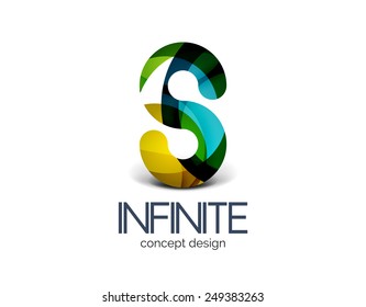 Infinity business logo concept, cycle or loop concept
