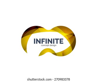 Infinity business logo concept, cycle or loop concept